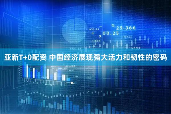 亚新T+0配资 中国经济展现强大活力和韧性的密码